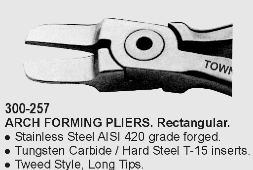 Arch Forming Plier Rectangular